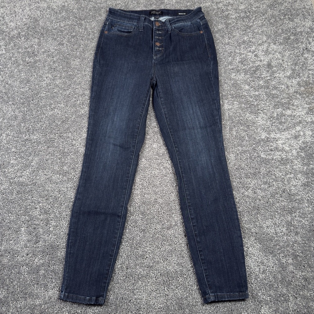 Judy Blue Jeans Womens 7/28 Skinny Fit Button Fly Stretch Denim JB82331DK - Picture 2 of 10